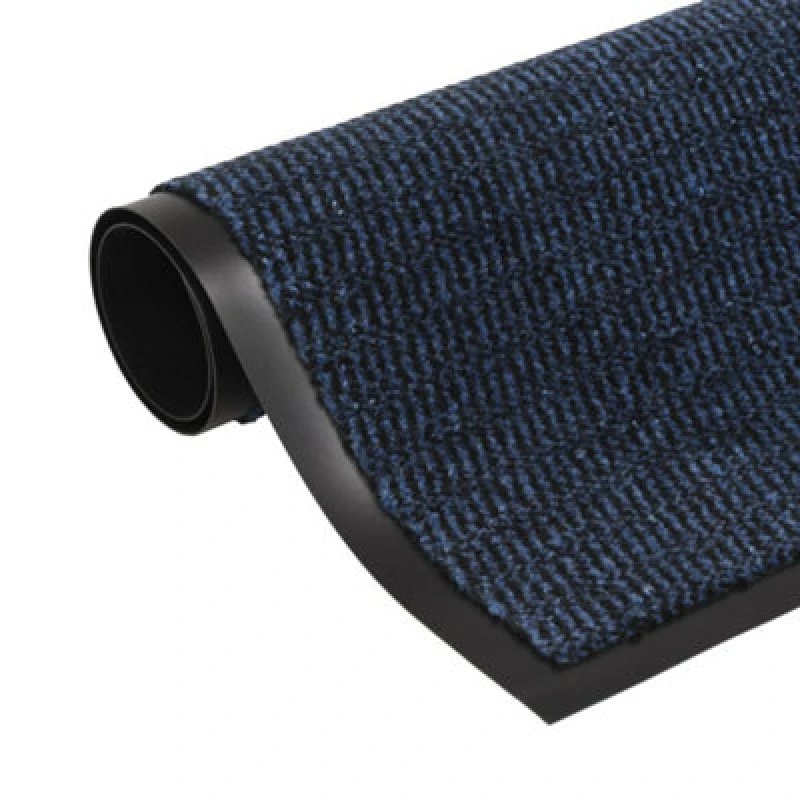Image of Vidaxl Dust Control Mat Rectangular Tufted 90X150 Cm Blue