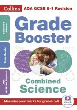 Image of AQA GCSE combined science grade booster for grades 3-9 by Collins GCSE