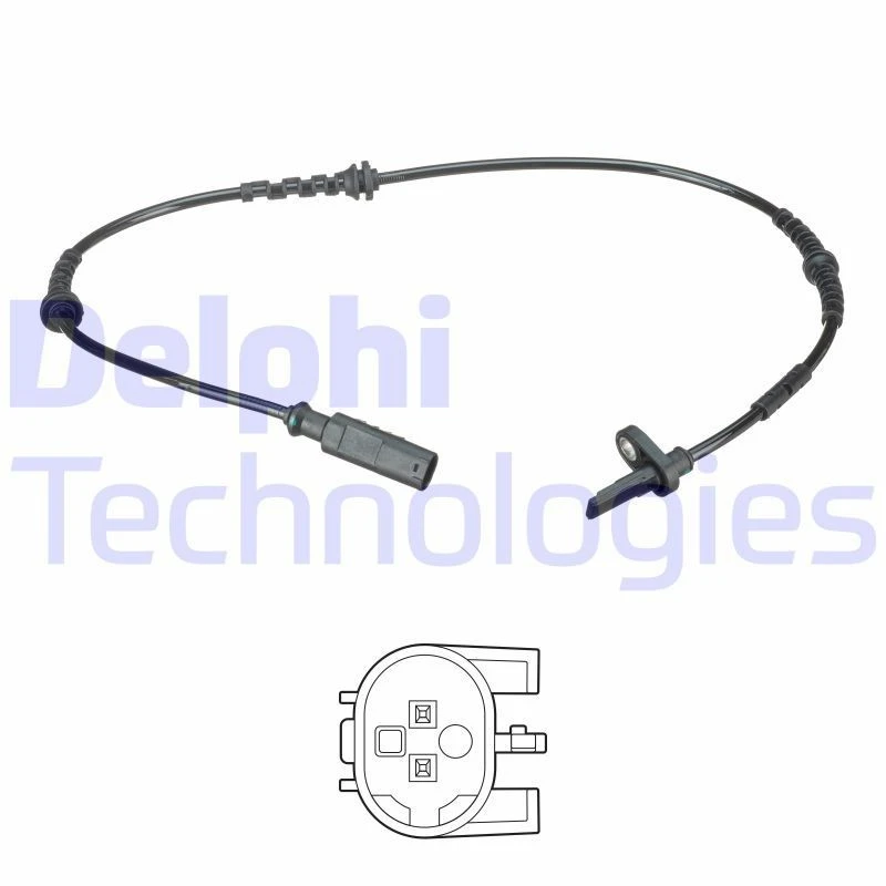 Image of DELPHI ABS sensor DELPHI SS20596