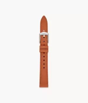 Image of Fossil Women 14mm Light Brown Eco Leather Strap