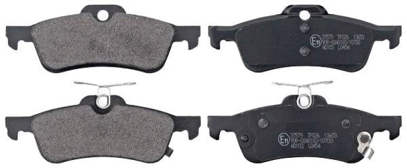 Image of A.B.S. 37579 Brake pad set with acoustic wear warning Brake Pad Set,disc brake (402)