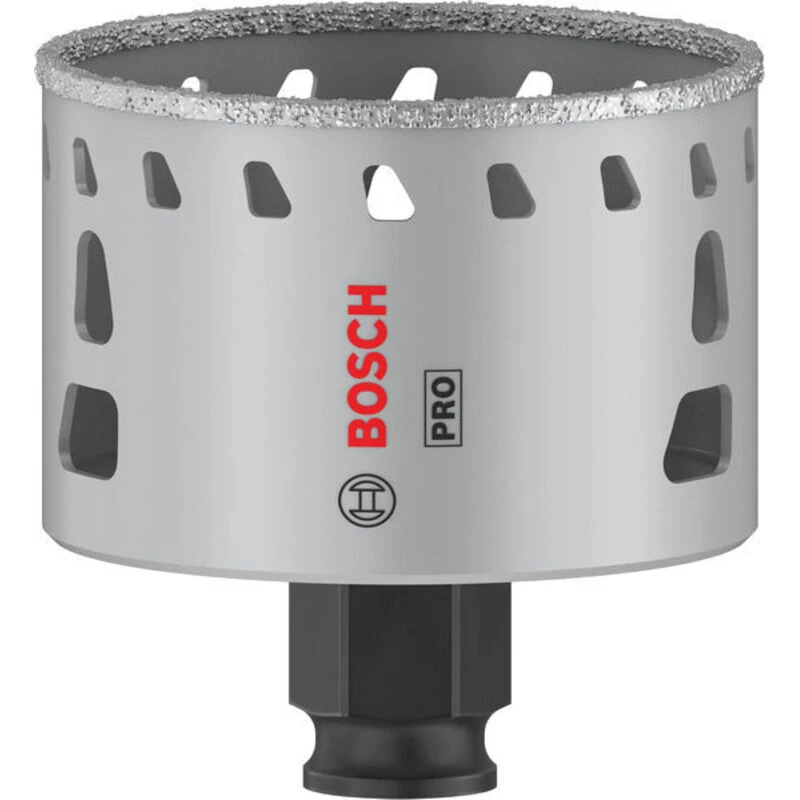 Image of Bosch PRO Power Change Plus Diamond Grit Tile Hole Saw 2608901566 Diameter: 64mm