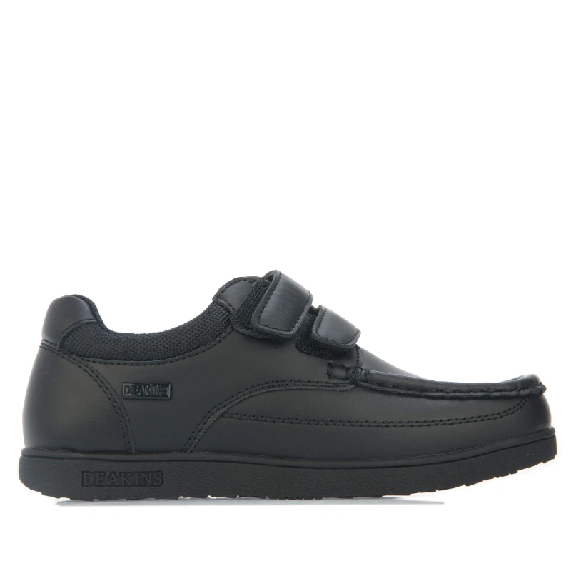 Image of Nicholas Deakins Children Franklin Strap Shoe - Black 1