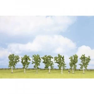 image of NOCH 25096 Tree set Beech 100 up to 100 mm Green 7 pc(s)