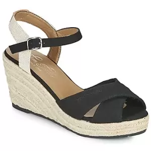 image of Tom Tailor NOUMI womens Sandals in Black,7.5