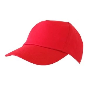 Image of Click Workwear Baseball Cap Red Ref BCRE Up to 3 Day Leadtime 147262