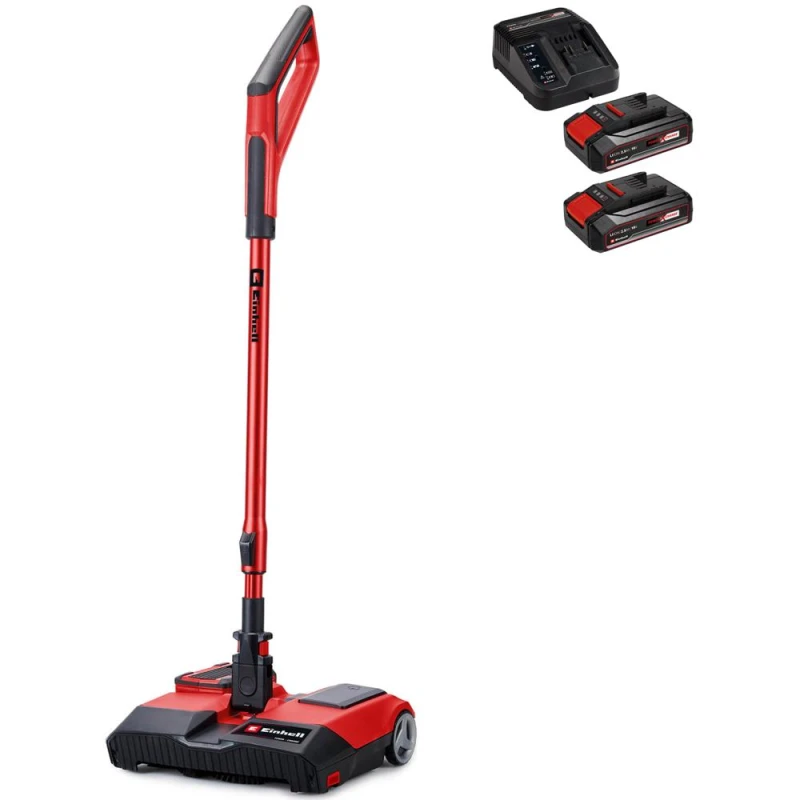 Image of Einhell TE-FS 18 Li 18v Cordless Floor Sweeper 2 x 2.5ah Li-ion Charger TE-FS 18 Li