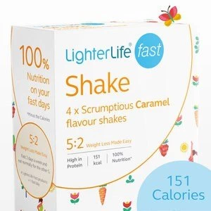 image of 52 LighterLife Fast Caramel Shake x4