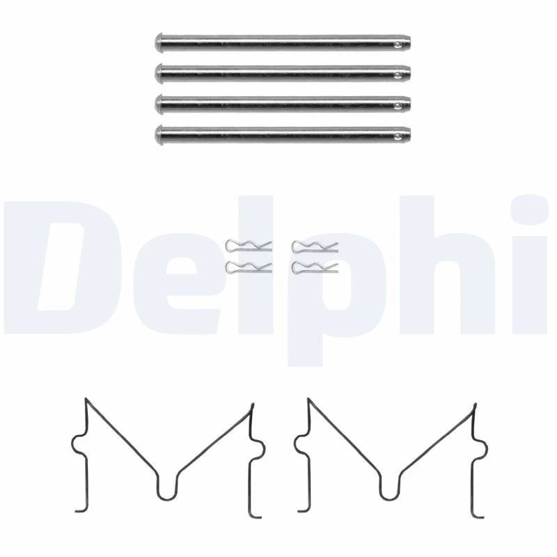 Image of DELPHI Brake pad fitting kit DELPHI LX0691
