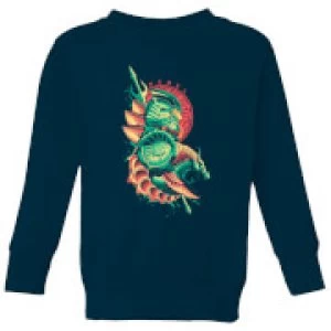 Image of Aquaman Xebel Kids Sweatshirt - Navy - 11-12 Years