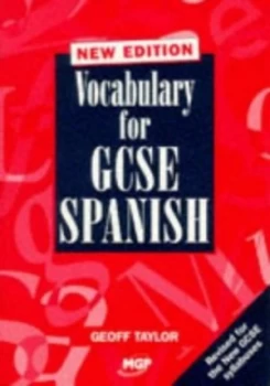 Image of Vocabulary for Gcse Spanish by Geoff Taylor Book