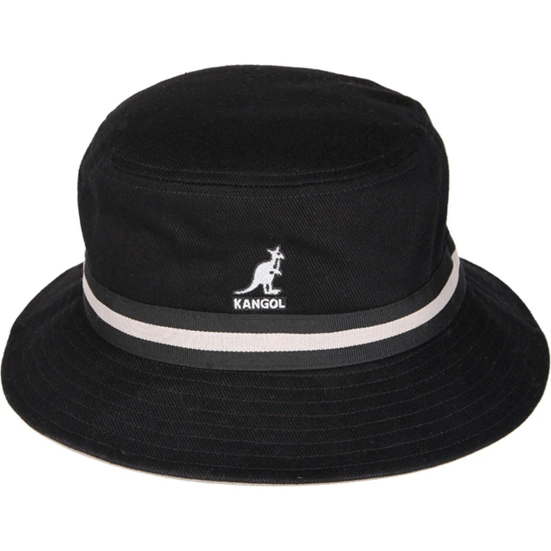 Image of Kangol Stripe Bucket Hat Black unisex Small
