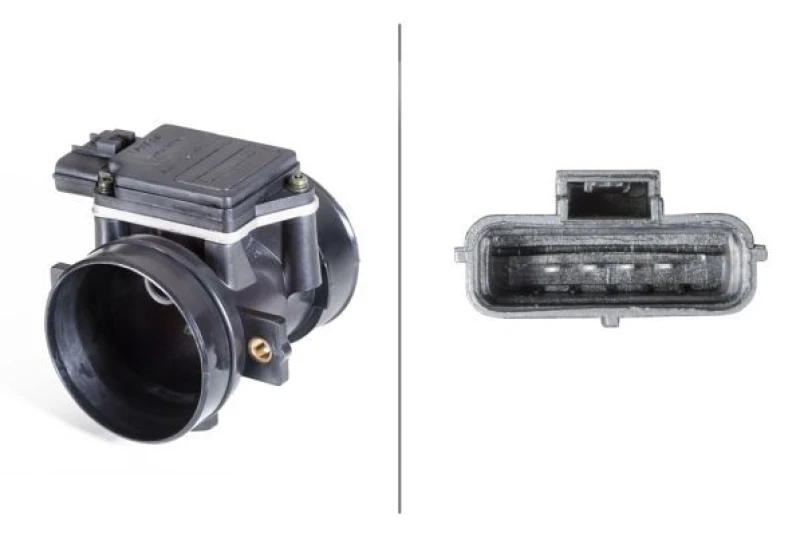 Image of HELLA Mass air flow sensor HELLA 8ET 358 095-081
