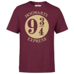 Image of Harry Potter Platform Burgundy T-Shirt - L - Burgundy
