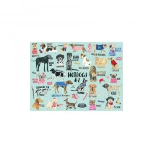 Image of Hot Dogs AZ 1000 Piece Puzzle