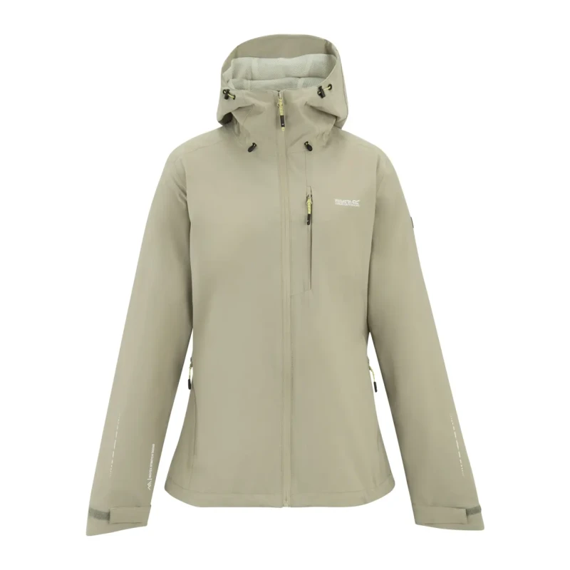Image of Womens waterproof jacket Regatta Oklarna Marron Female 40