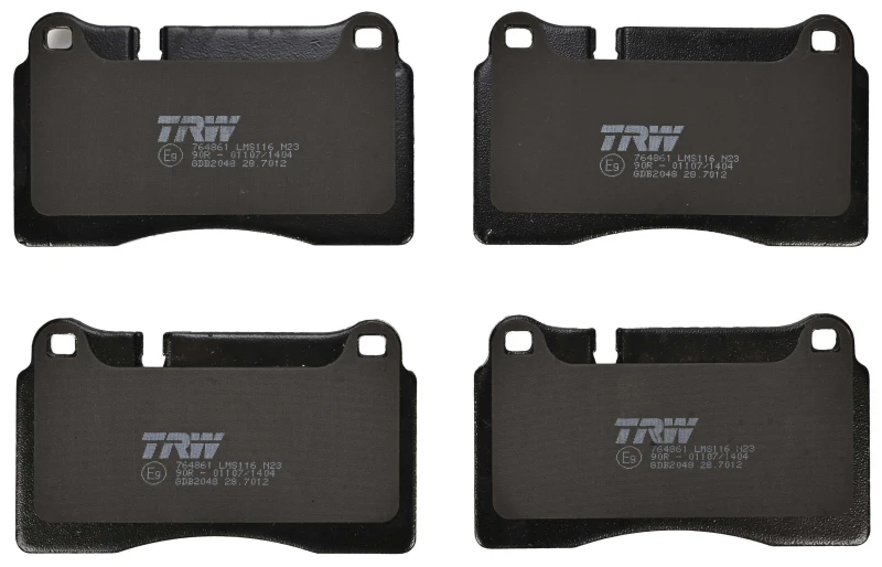 Image of TRW GDB2048 Brake pad set prepared for wear warning indicator Brake Pad Set,disc brake (402)