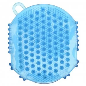 image of Roma Double Massage Mitt - Blue