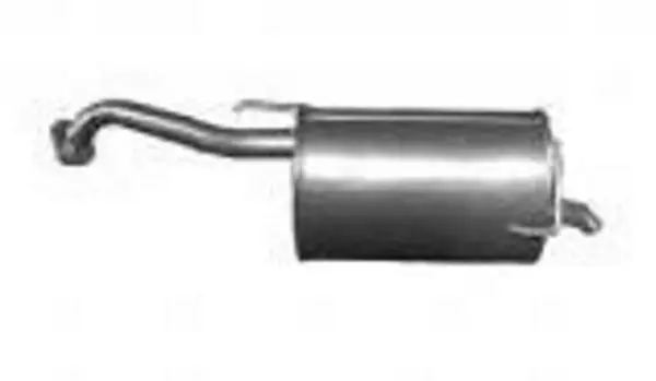 image of IZAWIT Rear silencer 33.026 End silencer,Rear exhaust silencer NISSAN,MICRA III (K12),Note (E11, NE11)