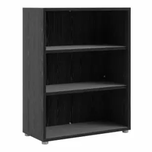 Prima Bookcase with 2 Shelves, black