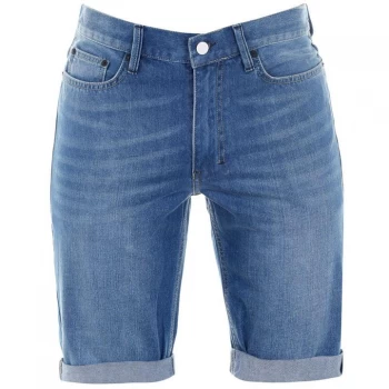 Image of Religion Mens Hackney Shorts - REHAB Blue