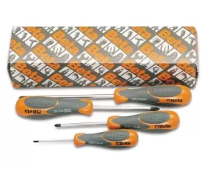 image of Beta Tools 1292/S4 4pc Beta MAX Phillips Screwdriver Set PH0-PH3 012920304