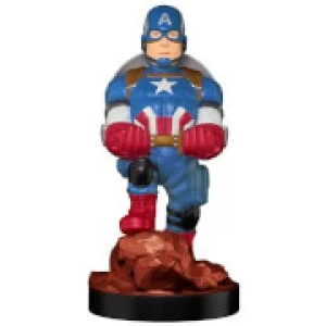 image of Marvel Gameverse Collectable Captain America 8" Cable Guy Controller and Smartphone Stand