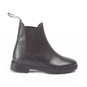 Image of Brogini Childrens/Kids Pavia Piccino Leather Paddock Boots (1 UK) (Brown)