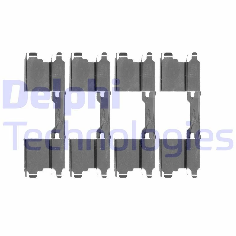 Image of DELPHI Brake pad fitting kit DELPHI LX0502