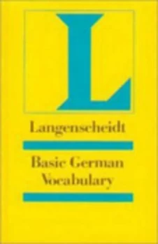 Image of Langenscheidt Basic German Vocabulary Paperback