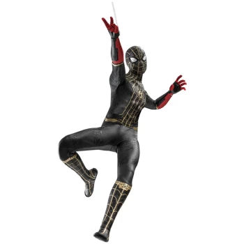 Image of Hot Toys Spider-Man: No Way Home Movie Masterpiece Action Figure 1/6 Spider-Man (Black & Gold Suit) 30 cm