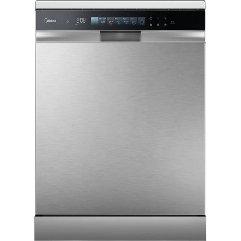 Image of Midea MDWEF1433GSS-WG-UK Full Size Freestanding Dishwasher