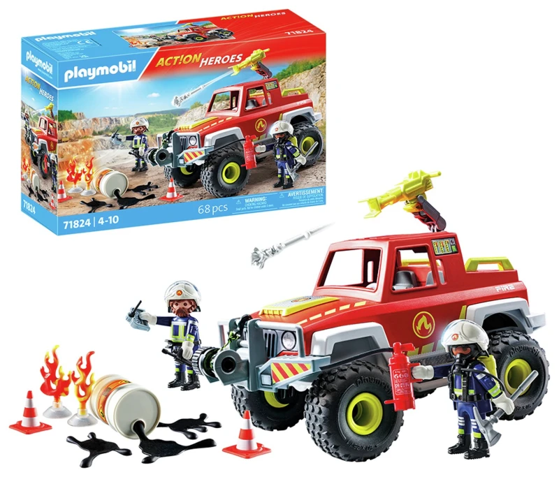 Image of Playmobil 71824 Action Heroes Firefighting Truck