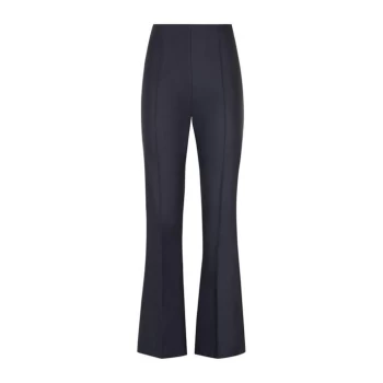 image of James Lakeland Bootleg Wax Finish Trousers - Black