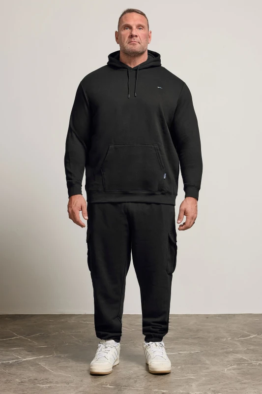 Image of BadRhino BadRhino Men Essential Drawstring Hoodie in Black Size: 2X-large Black XXL Male 5057147763935