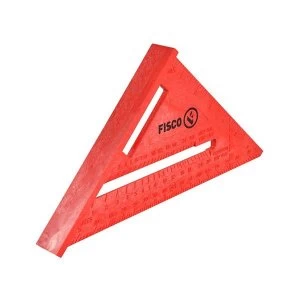 image of Fisco X55E Red Plastic Rafter Angle Square 175mm