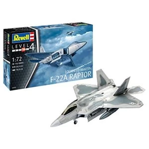 image of Lockheed Martin F-22A Raptor Revell Model Kit