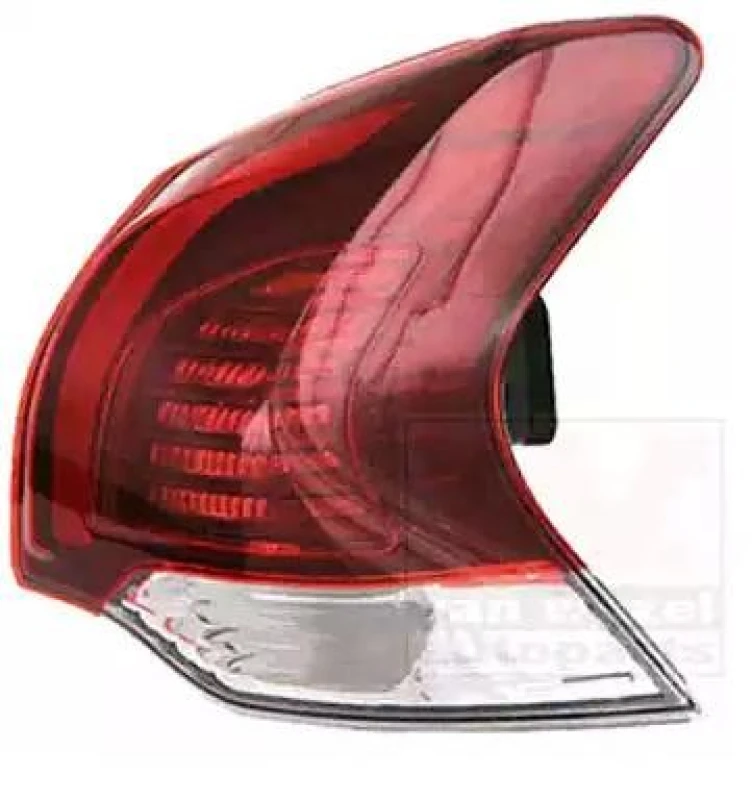 Image of VAN WEZEL 4077926 Rear light Outer section, with bulb holder, Right, LED Combination Rearlight (391)