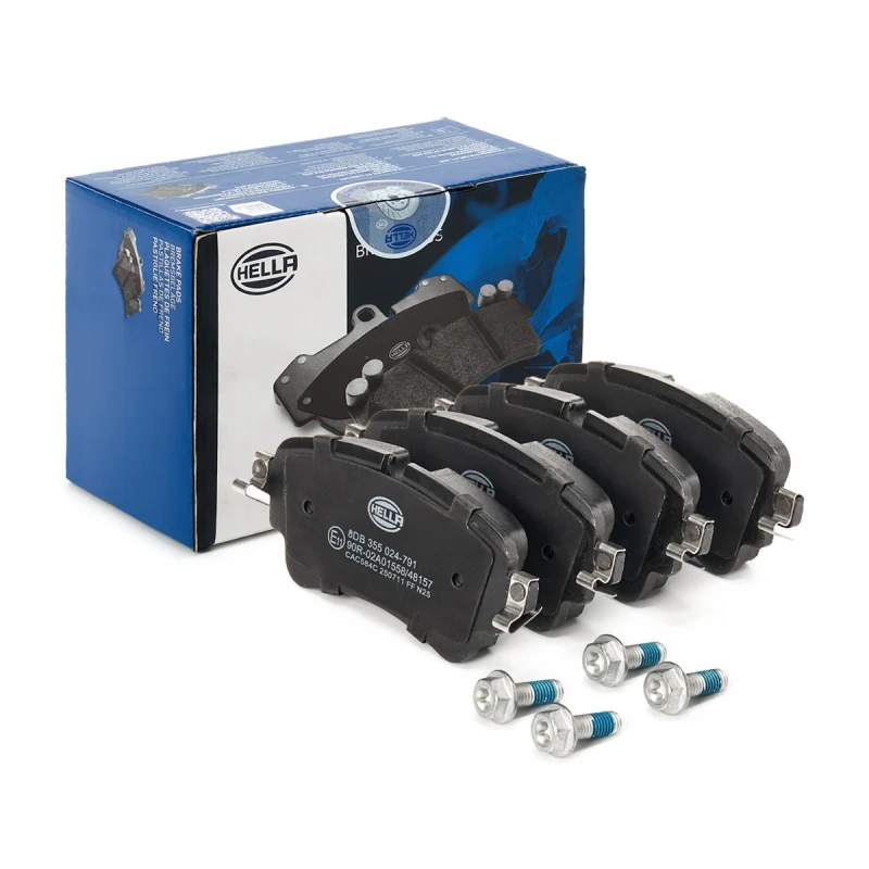 Image of HELLA Brake pad set HELLA 8DB 355 024-791