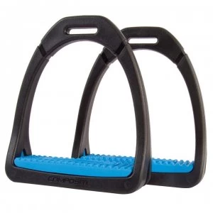 image of Shires Premium Stirrups Adults - Baby Blue