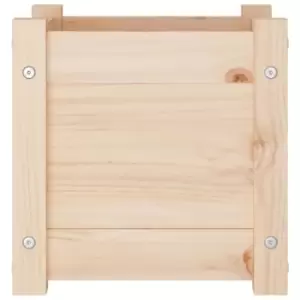 Image of Vidaxl Garden Planters 2 Pcs 31x31x31cm Solid Pinewood