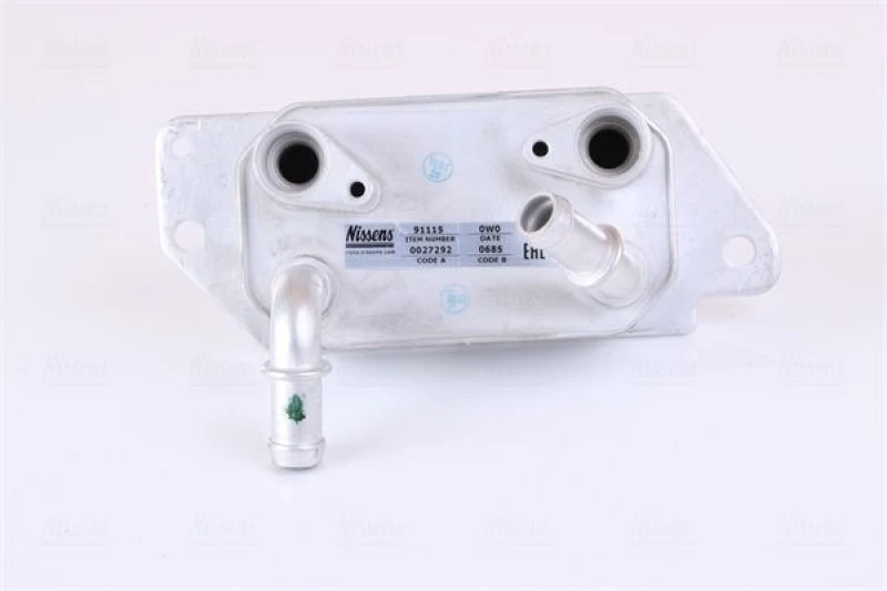 Image of NISSENS 91115 Oil Cooler, automatic transmission without gaskets/seals Aluminium Oil Cooler,automatic transmission (1047)