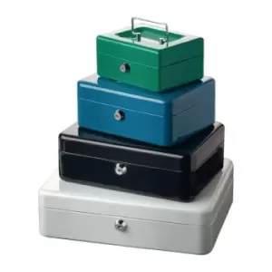 Image of Geldkassette B.125xH.60xT.95mm weiß STA lack.inkl.Zylinderschl.BURG-WÄCHTER