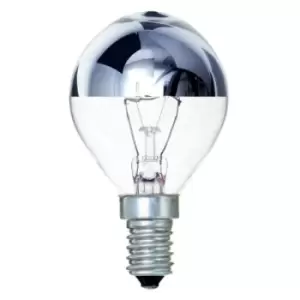 Image of Bell 40w Halogen E14/SES Crown Silver GLS Bulb Very Warm White - BL03015