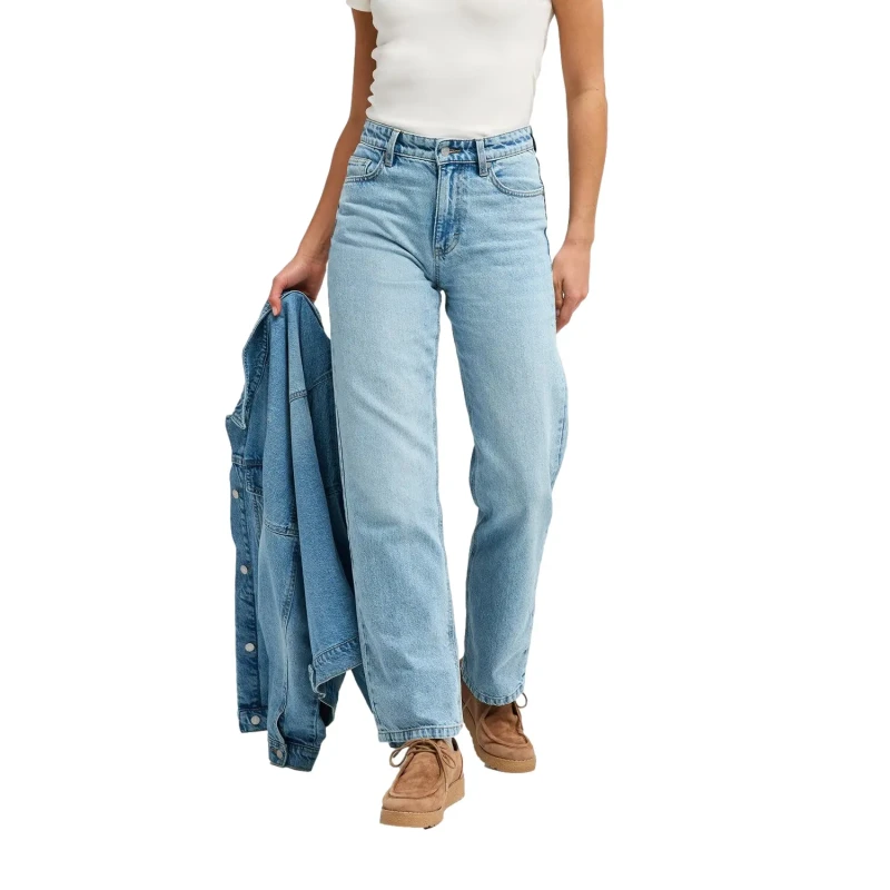 Image of Roxy Loose Womens Jeans Roxy Tropic Dream Bleu Female 42