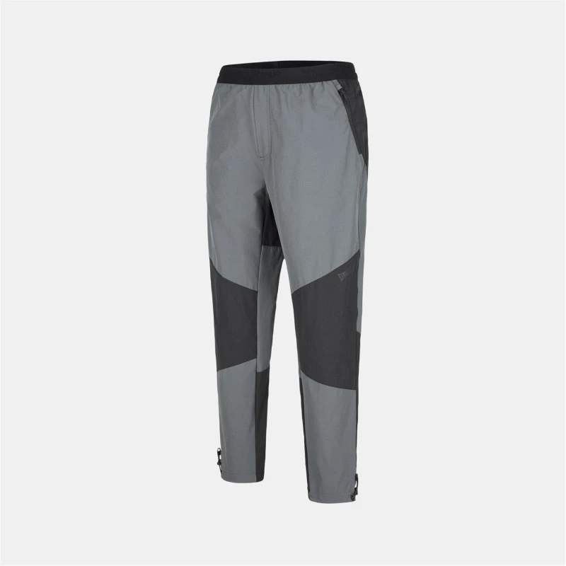 Image of Everlast Mens NRG Open Hem Woven Tracksuit Joggers Black/Carbon male S