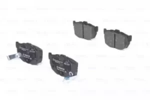 Image of Bosch 0986424418 BP208 Brake Pad Set Disc Brake Rear Axle