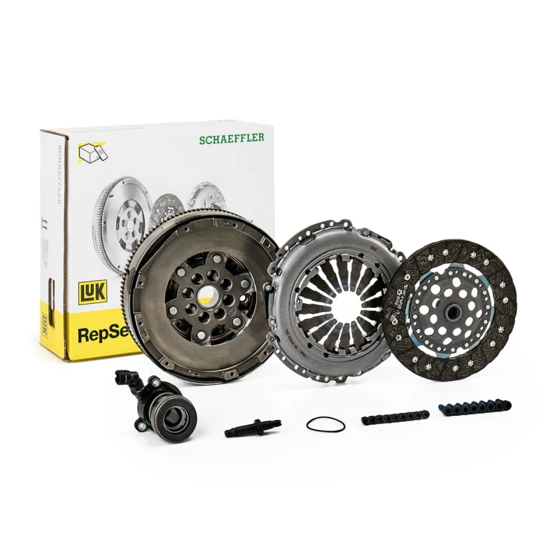 Image of LuK 600 0165 00 Clutch without pilot bearing, Dual-mass flywheel without friction control plate Clutch Kit (479)