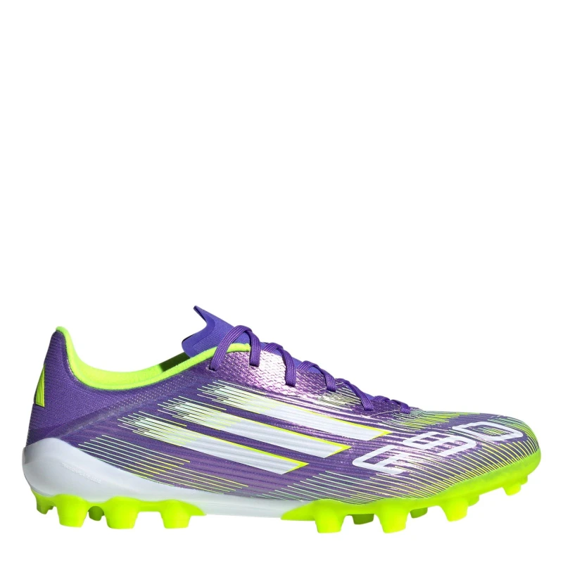 Image of adidas F50 League Adults Astro Turf Football Boots Purple/White male 6 (39.3)