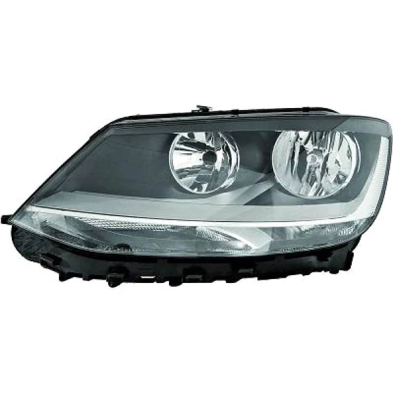 Image of DIEDERICHS 2291081 Headlights H7/H7, Left, with motor for headlamp levelling Headlight (259)